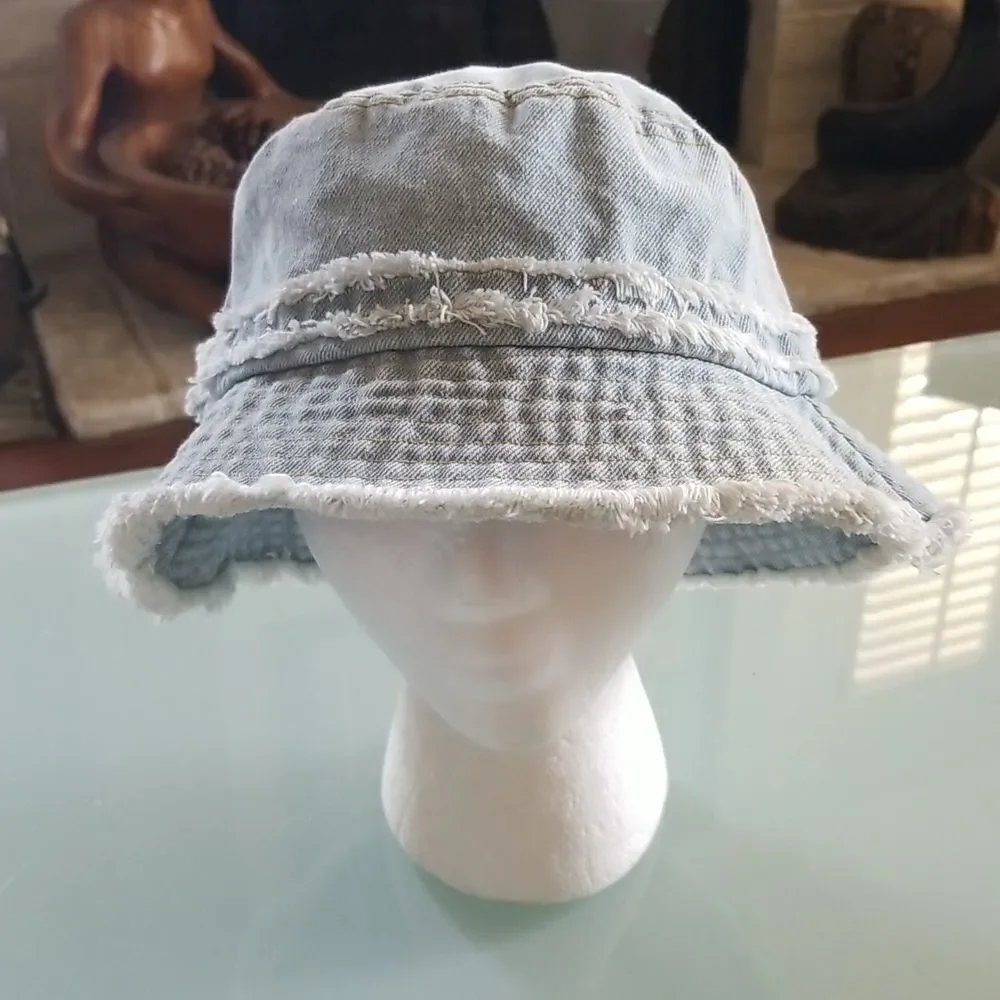 Denim Boho‎ Gorpcore Cottagecore Cabincore Bucket Hat
